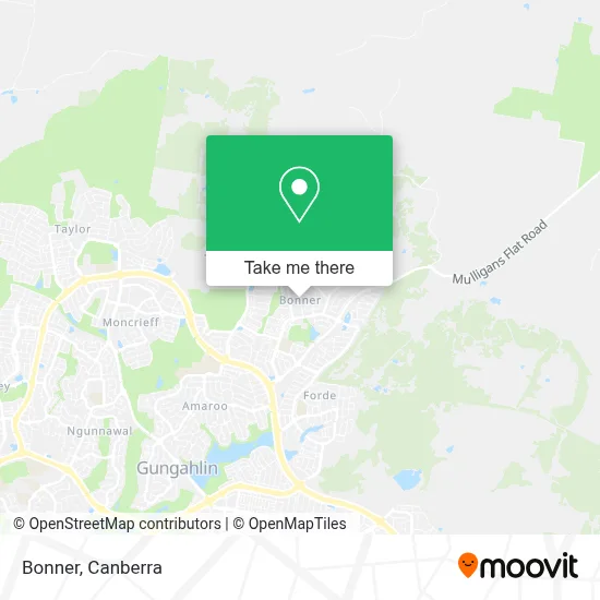 Mapa Bonner