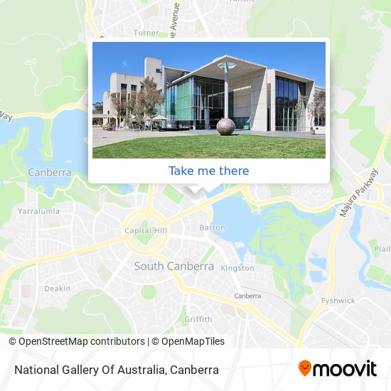 National Gallery Of Australia map