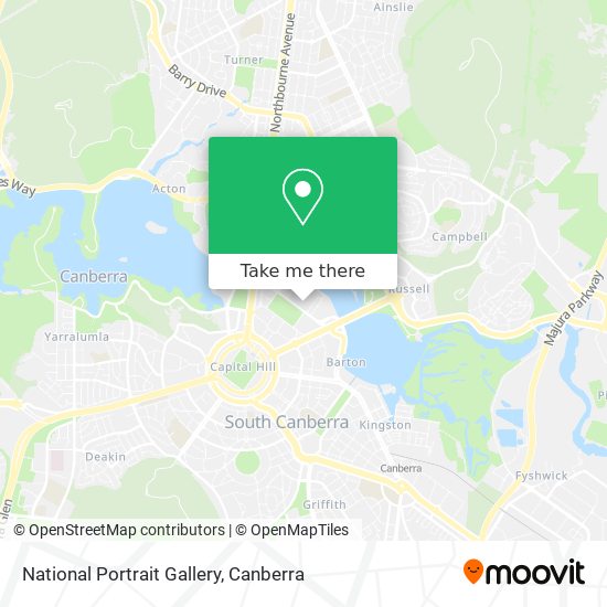 National Portrait Gallery map