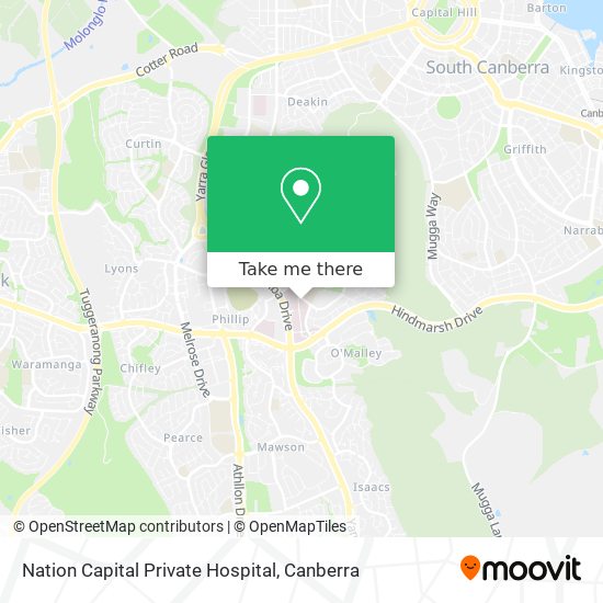Mapa Nation Capital Private Hospital