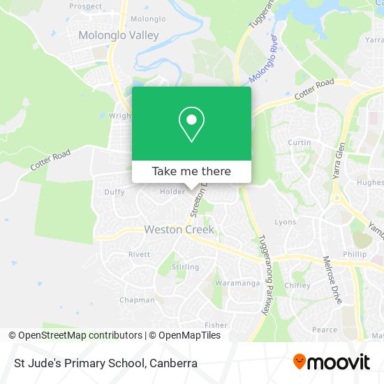 St Jude's Primary School map