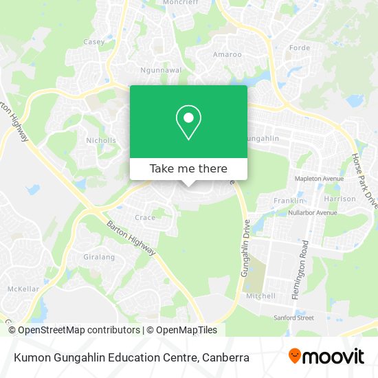Kumon Gungahlin Education Centre map