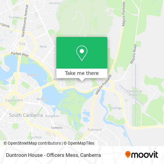 Duntroon House - Officers Mess map