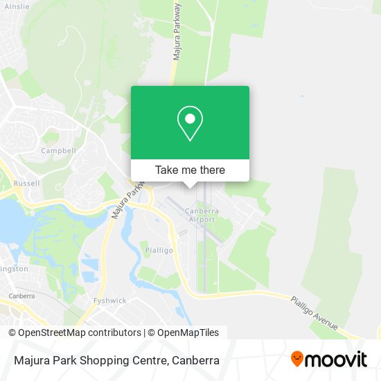 Majura Park Shopping Centre map