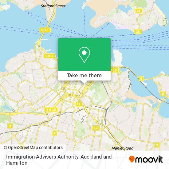 Immigration Advisers Authority map