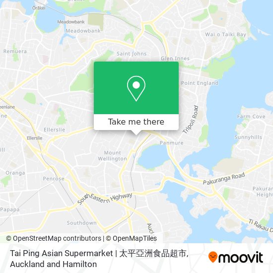 Tai Ping Asian Supermarket | 太平亞洲食品超市地图