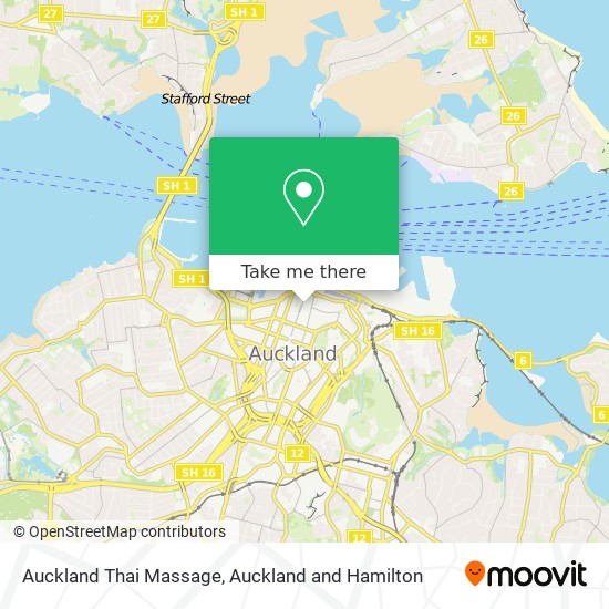 Auckland Thai Massage地图