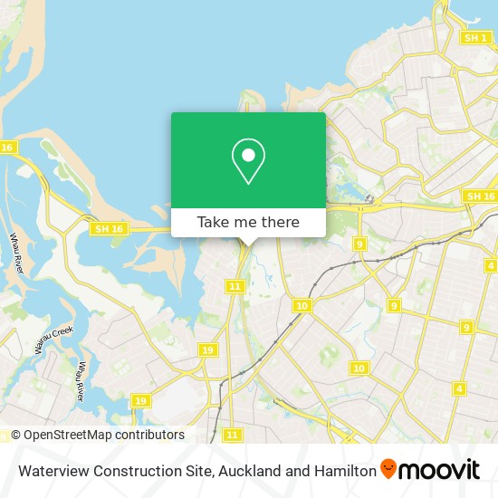Waterview Construction Site map