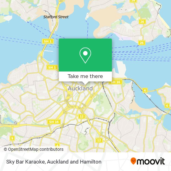 Sky Bar Karaoke map