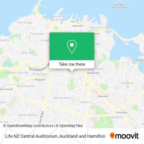 Life NZ Central Auditorium map