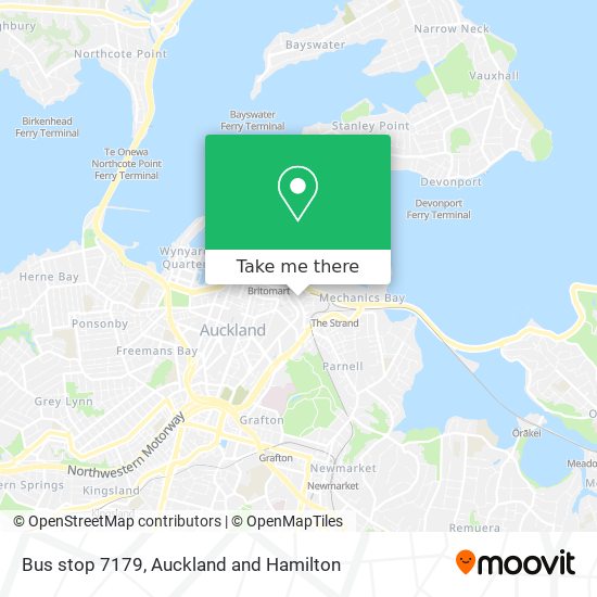 Bus stop 7179 map