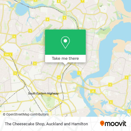 The Cheesecake Shop地图