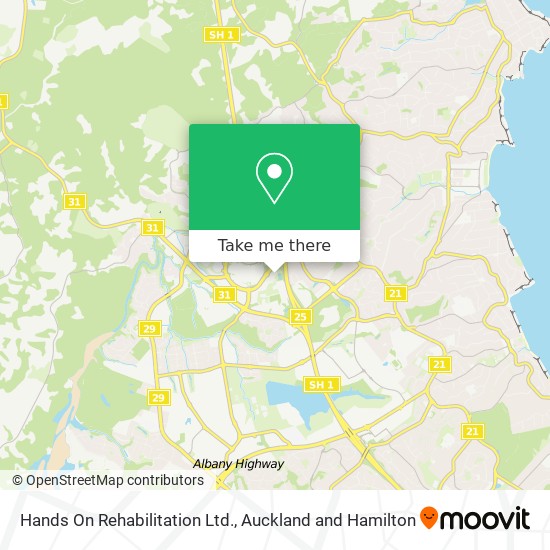 Hands On Rehabilitation Ltd. map