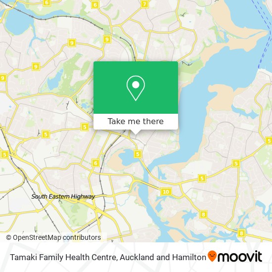 Tamaki Family Health Centre map