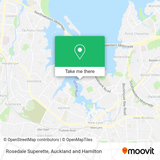 Rosedale Superette map