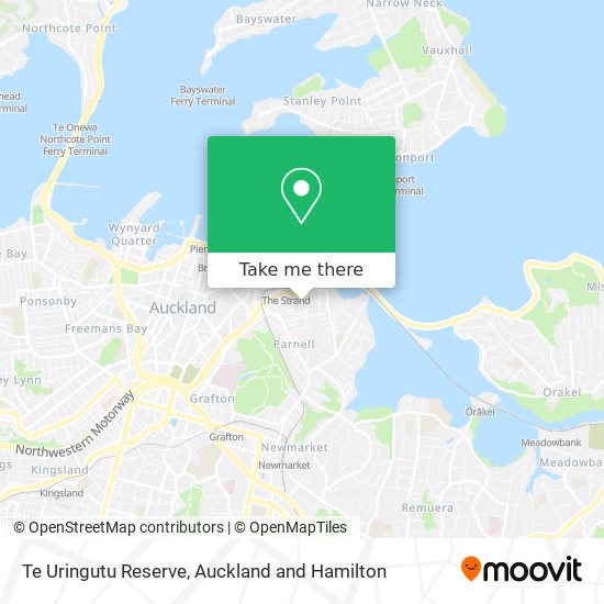 Te Uringutu Reserve map