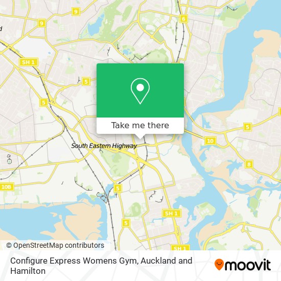 Configure Express Womens Gym地图