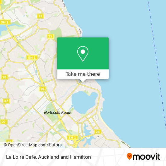 La Loire Cafe map