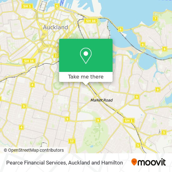 Pearce Financial Services map
