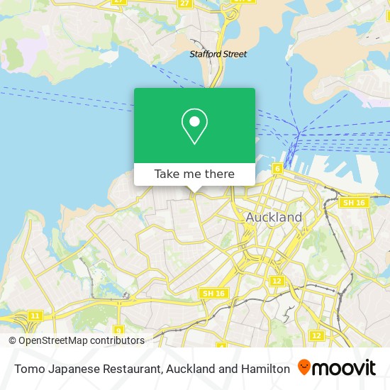 Tomo Japanese Restaurant map