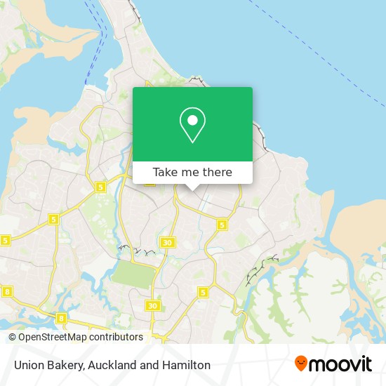 Union Bakery map