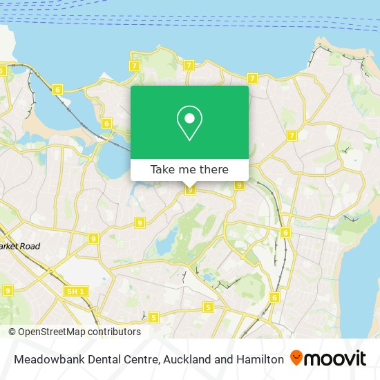 Meadowbank Dental Centre map