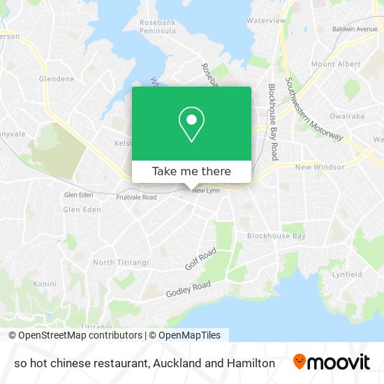 so hot chinese restaurant map