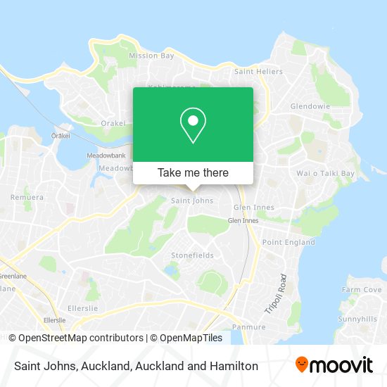 Saint Johns, Auckland map