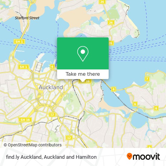 find.ly Auckland map