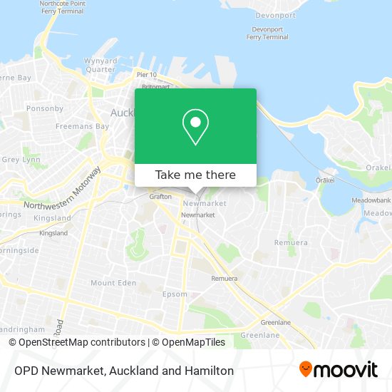 OPD Newmarket地图