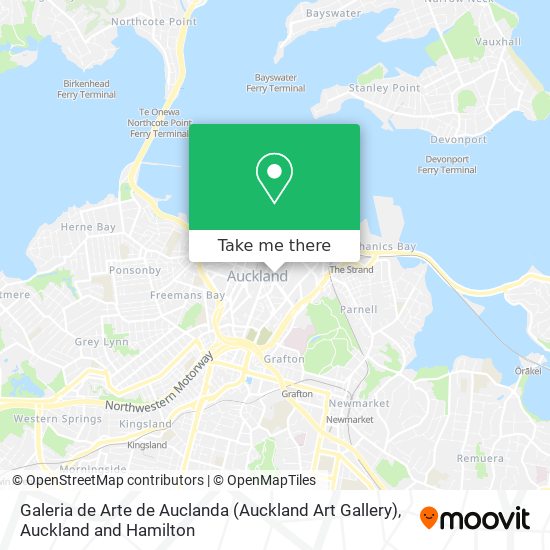Galeria de Arte de Auclanda (Auckland Art Gallery)地图