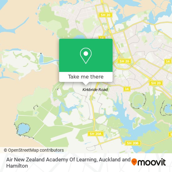 Air New Zealand Academy Of Learning地图