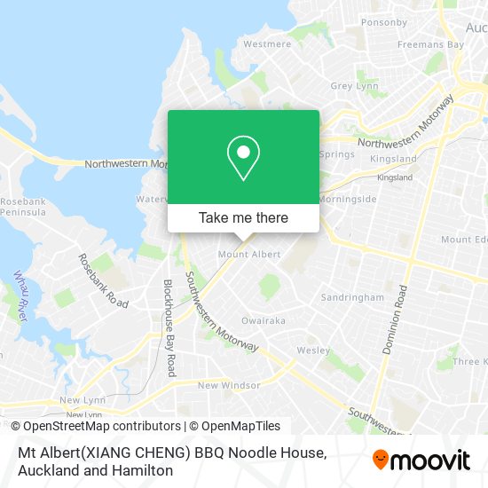 Mt Albert(XIANG CHENG) BBQ Noodle House map