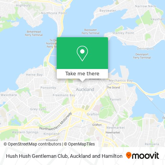 Hush Hush Gentleman Club地图