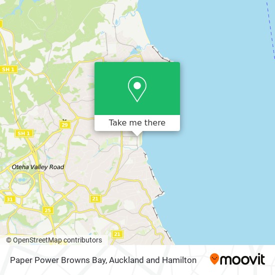 Paper Power Browns Bay地图