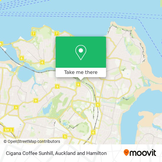 Cigana Coffee Sunhill map
