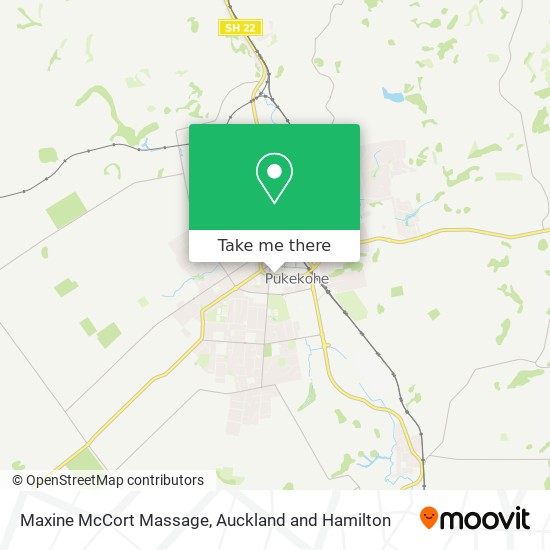 Maxine McCort Massage地图