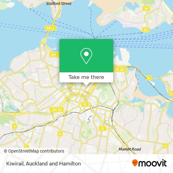 Kiwirail map