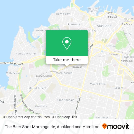 The Beer Spot Morningside map