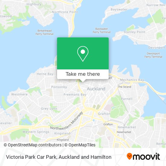 Victoria Park Car Park map