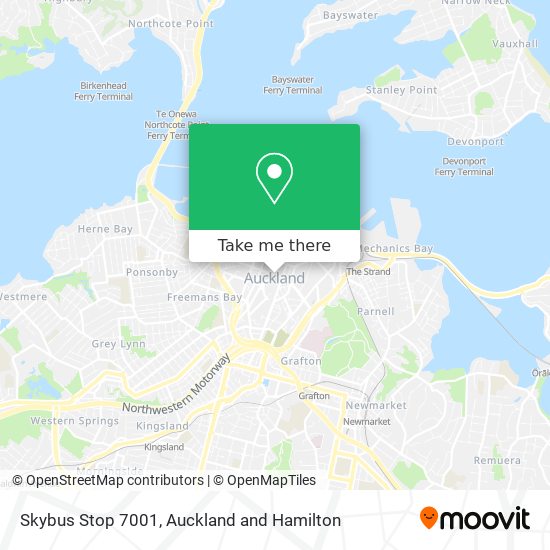 Skybus Stop 7001 map