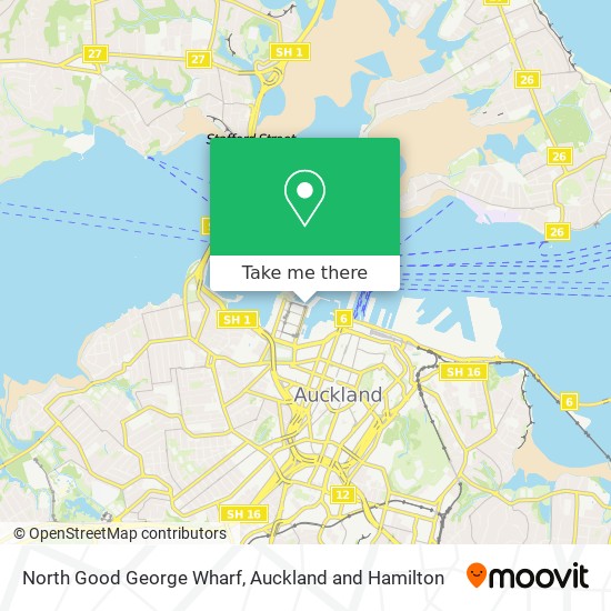 North Good George Wharf map