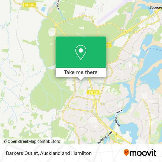 Barkers Outlet map