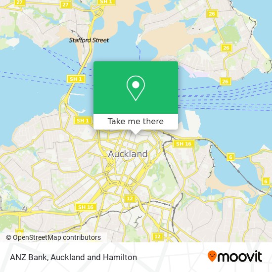 ANZ Bank map