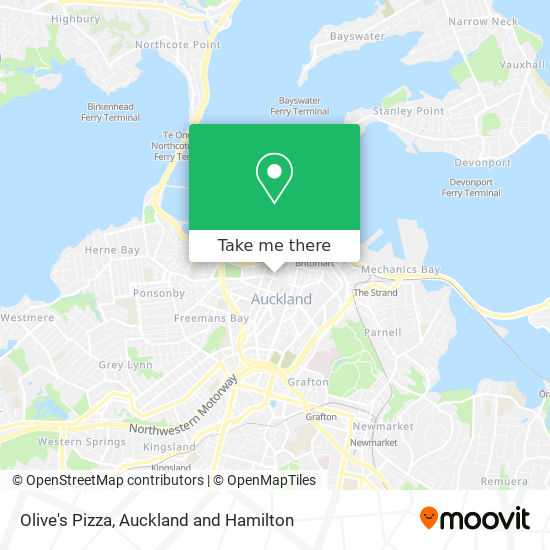 Olive's Pizza map