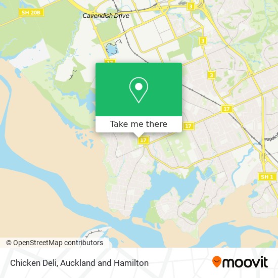 Chicken Deli map