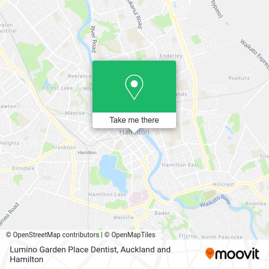 Lumino Garden Place Dentist map
