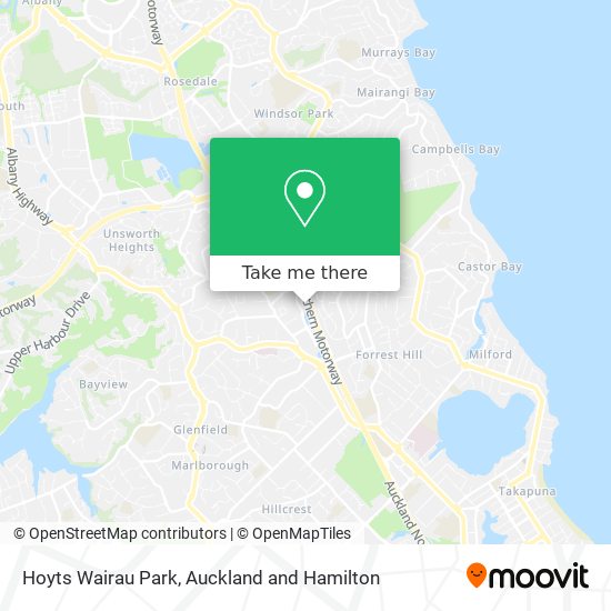 Hoyts Wairau Park地图