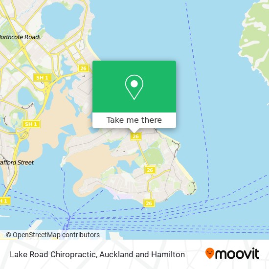 Lake Road Chiropractic map