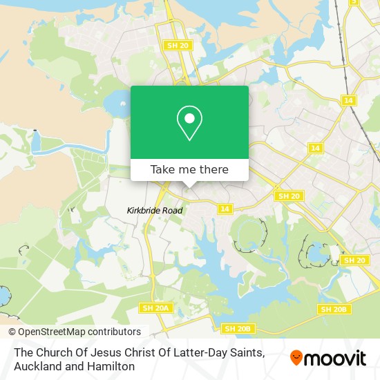 The Church Of Jesus Christ Of Latter-Day Saints map